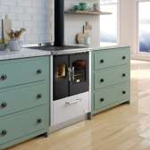 Kuchnia na drewno do zabudowy w ciągu mebli Cadel Smart 60