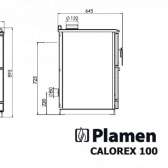 Kuchnia na drewno Plamen Calorex 100