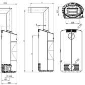 Piec kominkowy Austroflamm Clou Compact 6kW