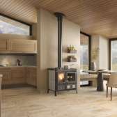 Kuchnia na drewno La Nordica Gardenia 5.0 Petra 9,5 kW