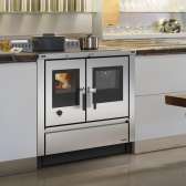 Kuchnia na drewno La Nordica Padova Inox