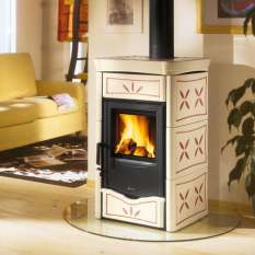Piec kominkowy na drewno La Nordica Nicoletta Silk Vogue Ametista 8 kW
