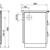 Kuchnia z płaszczem wodnym Moravia Klaudie TP 9112 zielona