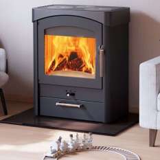 Piec z płytą do gotowania Austroflamm Pallas 8,5kW obudowa stalowa