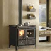 Kuchnia na drewno z piekarnikiem, stalowa La Nordica Gardenia 16 Steel