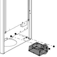Dexter - Adapter doprowadzenia powietrza z tyłu pieca