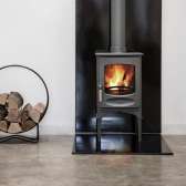 Charnwood - Emaliowana blacha pod piec 80x100cm gr. 12mm