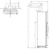 Piec kominkowy 6kW Austroflamm Kylie Xtra