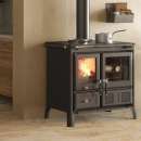 Kuchnia na drewno La Nordica Gardenia 5.0 Steel 9,5 kW