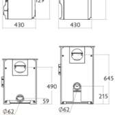 Inteligentny piec kominkowy I-Blu Charnwood Aire 500 5kW