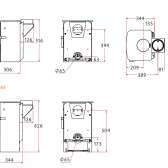 Aire 3 - Stelaż do przechowywania opału