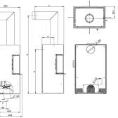 Piecokominek Austroflamm Dexter S3 przeszklenie 3 szybowe