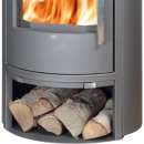 Piec kominkowy z płaszczem wodnym ABX Pori 7 Aqua 6kW szary