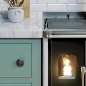 Kuchnia na drewno do zabudowy w ciągu mebli Cadel Smart 60