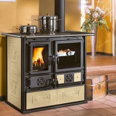 Kuchnia kaflowa na drewno La Nordica Rosa 6,5kW z piekarnikiem
