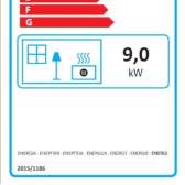 Piecokominek Nordflam Iberia, wolnostojący piec pokojowy na drewno