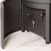 Piecyk Austroflamm Bono Xtra, obudowa stalowa, szara, o mocy 5 kW