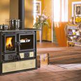 Kuchnia kaflowa na drewno La Nordica Rosa 6,5kW z piekarnikiem