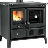 Kuchnia na drewno z piekarnikiem, stalowa La Nordica Gardenia 16 Steel