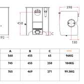 Klasyczny piec kominkowy o mocy 5kW Charnwood C-Five