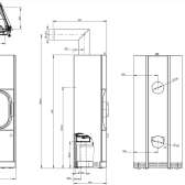Piec kominkowy 6kW Austroflamm Kylie Xtra